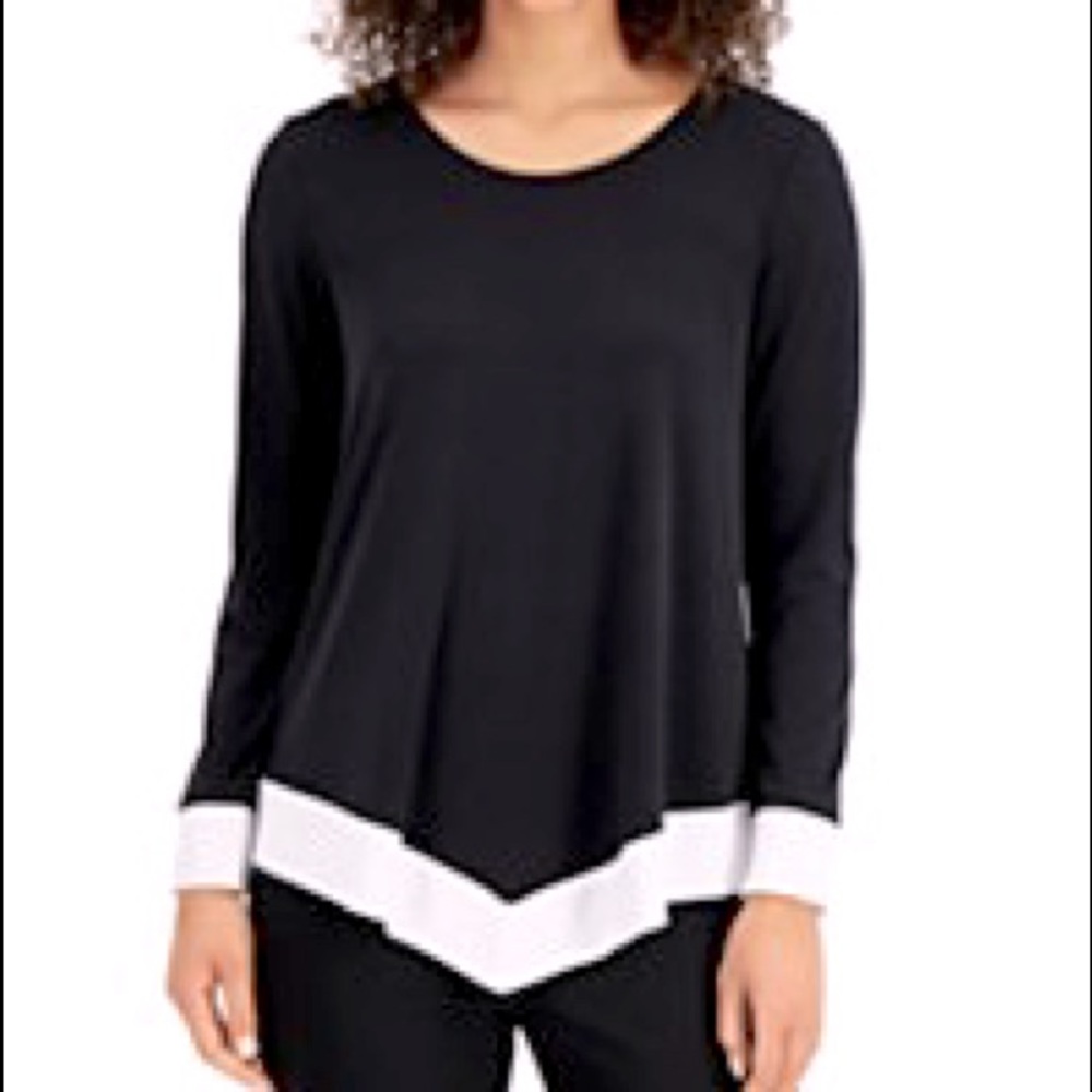 Colorblocked Swing Top